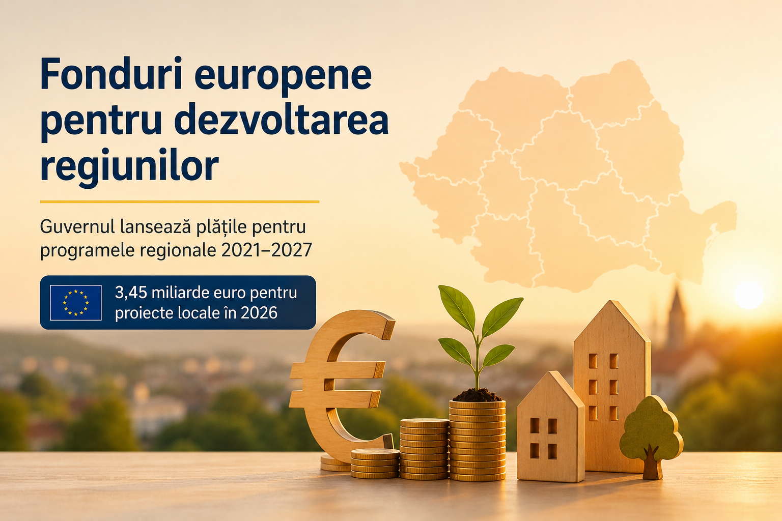 Guvernul deblochează fondurile regionale 2021–2027: miliarde de euro pentru proiecte locale, infrastructură și dezvoltare economică