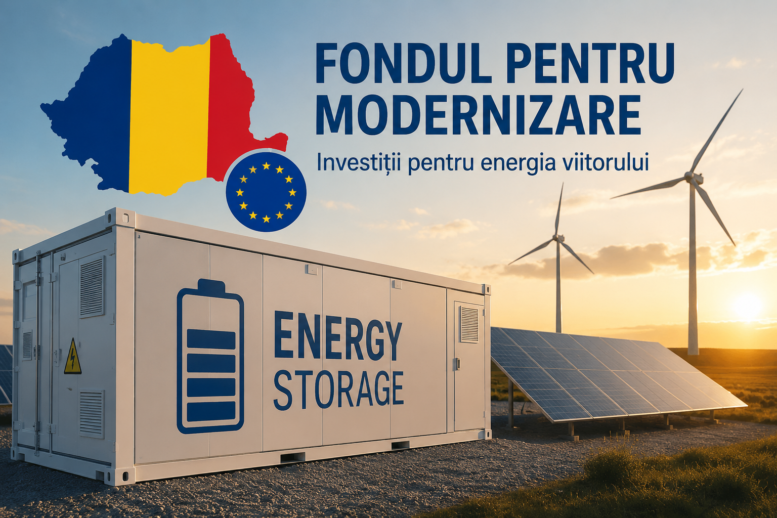 Fondul pentru Modernizare: instrumentul european care poate transforma România într-un hub regional pentru stocarea energiei